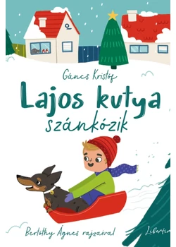 Lajos kutya szánkózik
