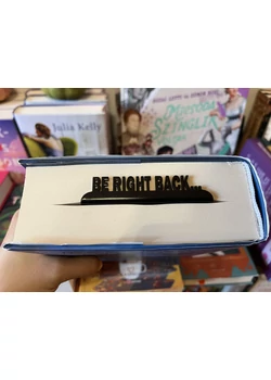 Be right back fém könyvjelző