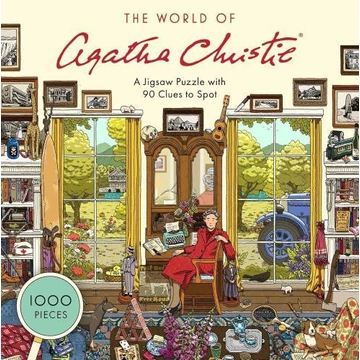 The World of Agatha Christie: 1000 Piece Jigsaw Puzzle with 90 Clues to Spot